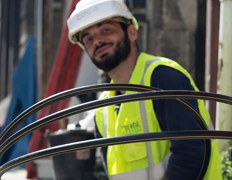 Photo d'un agent d'entretien Régaz-Bordeaux